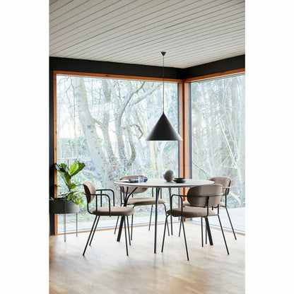WOUD - Tree dining table (120 cm) - Charcoal black/black - WOUD - DesignGaragen.dk