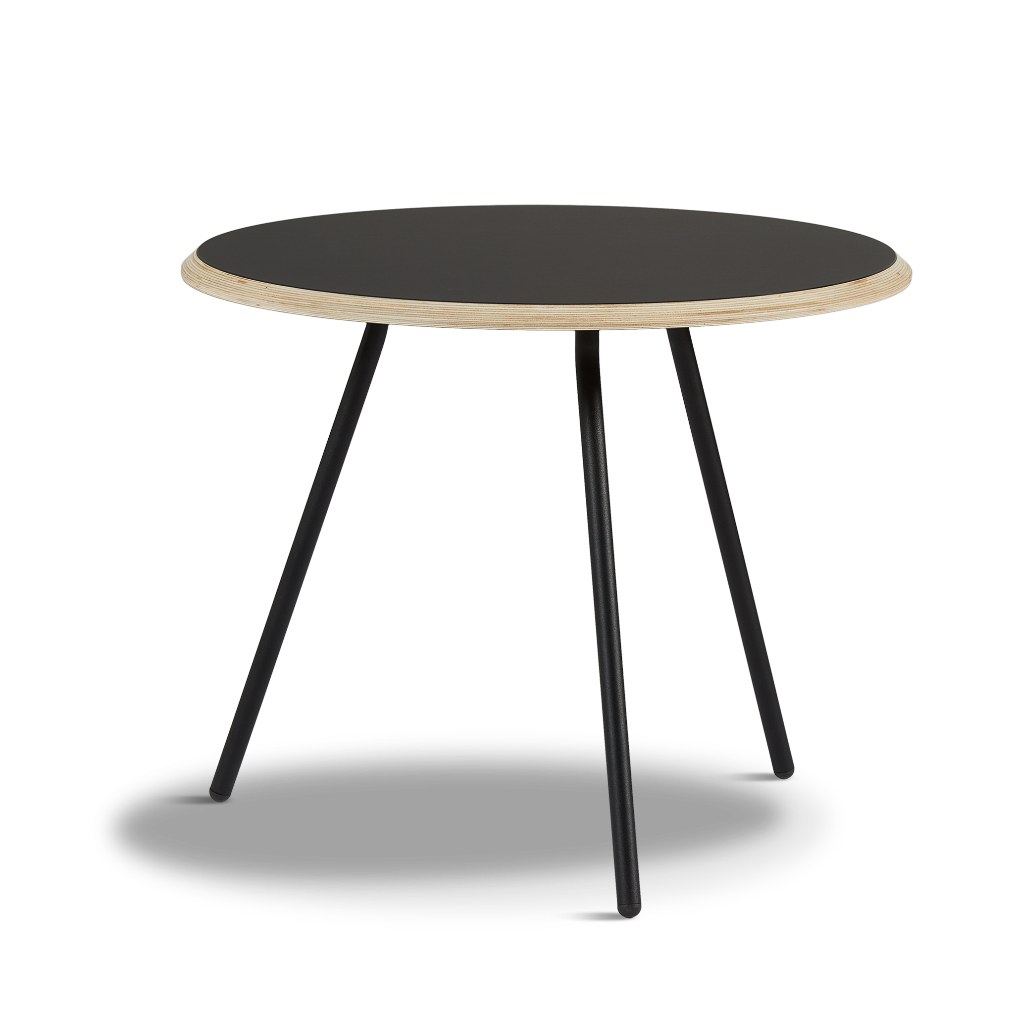 Woud - Sentound Coffee Table - Black (Ø60xh49)