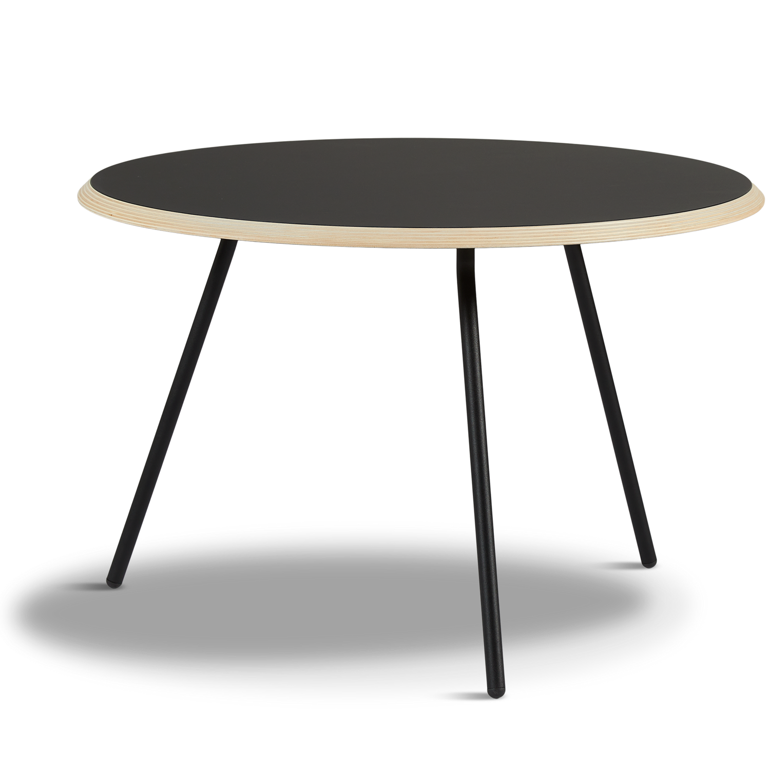 Woud - Sentound Coffee Table - Black (Ø75xh49)