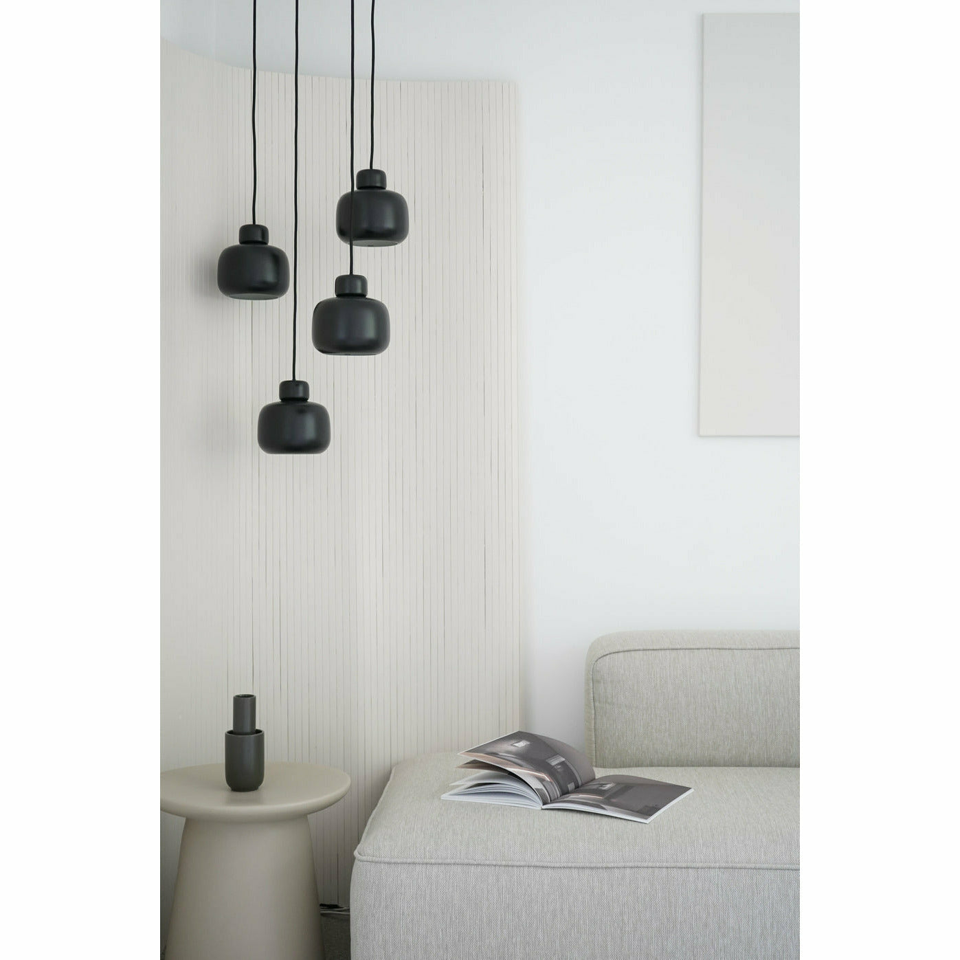 WOUD - Stone pendant (Small) - Black - WOUD - DesignGaragen.dk