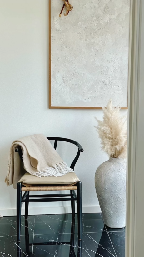 Almofada para Hans J. Wegner Y -Chair Ch24 em -Couro colorido de areia