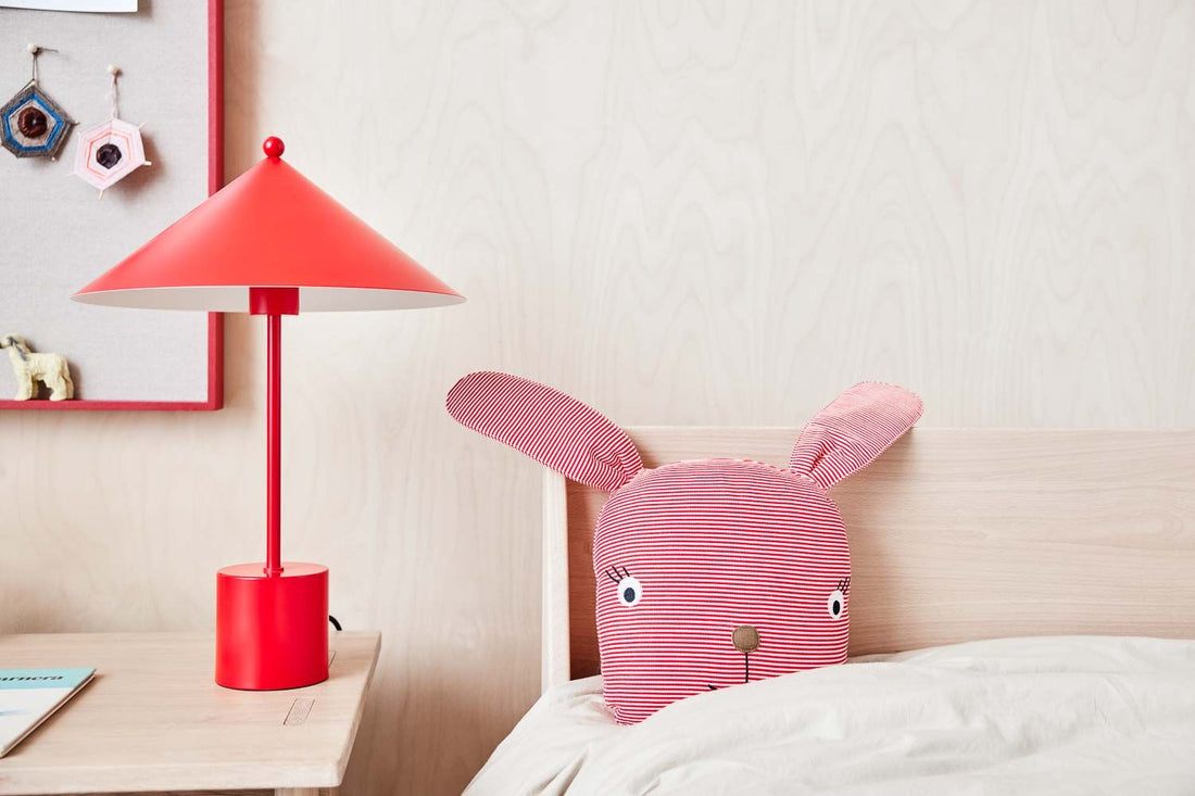 Oyoy Mini Rosy Rabbit Denim Cushion