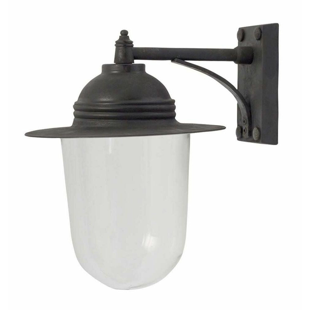 Lâmpada ao ar livre para parede - H31 cm - preto