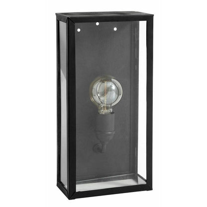 Lâmpada de parede EOS / lâmpada externa - H40 cm - preto