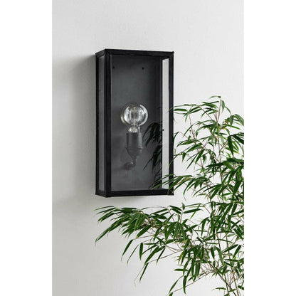 Lâmpada de parede EOS / lâmpada externa - H40 cm - preto
