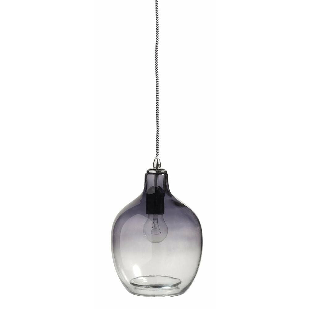 Pendente Nordal BUBBLE em vidro - h26 cm - fumado