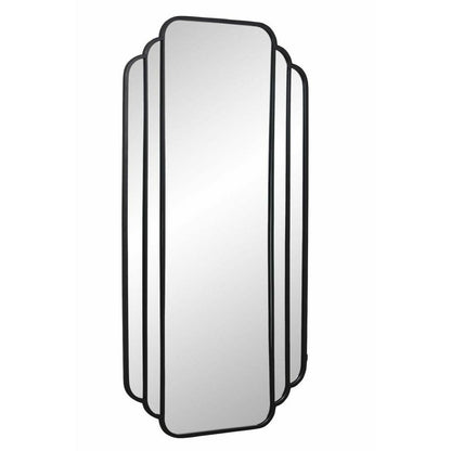 Espelho grande Nordal SKYLARK em ferro - 200x100 cm - preto