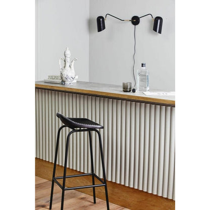 Nordal ERIS væglampe med 2 arme - B100 cm - sort/messing - Nordal - DesignGaragen.dk