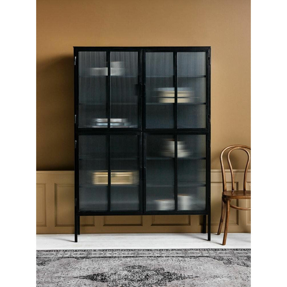 Exibições de groovy nordal em ferro - 185x130 - preto