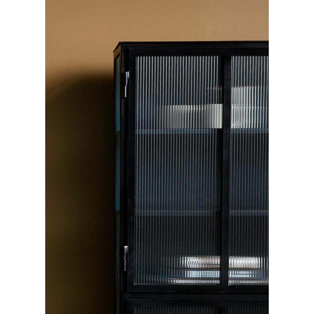 Exibições de groovy nordal em ferro - 185x130 - preto