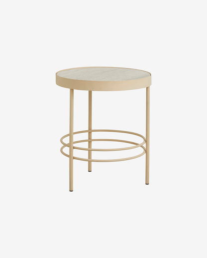 Jungo Round Side Table - Ø50 cm - areia