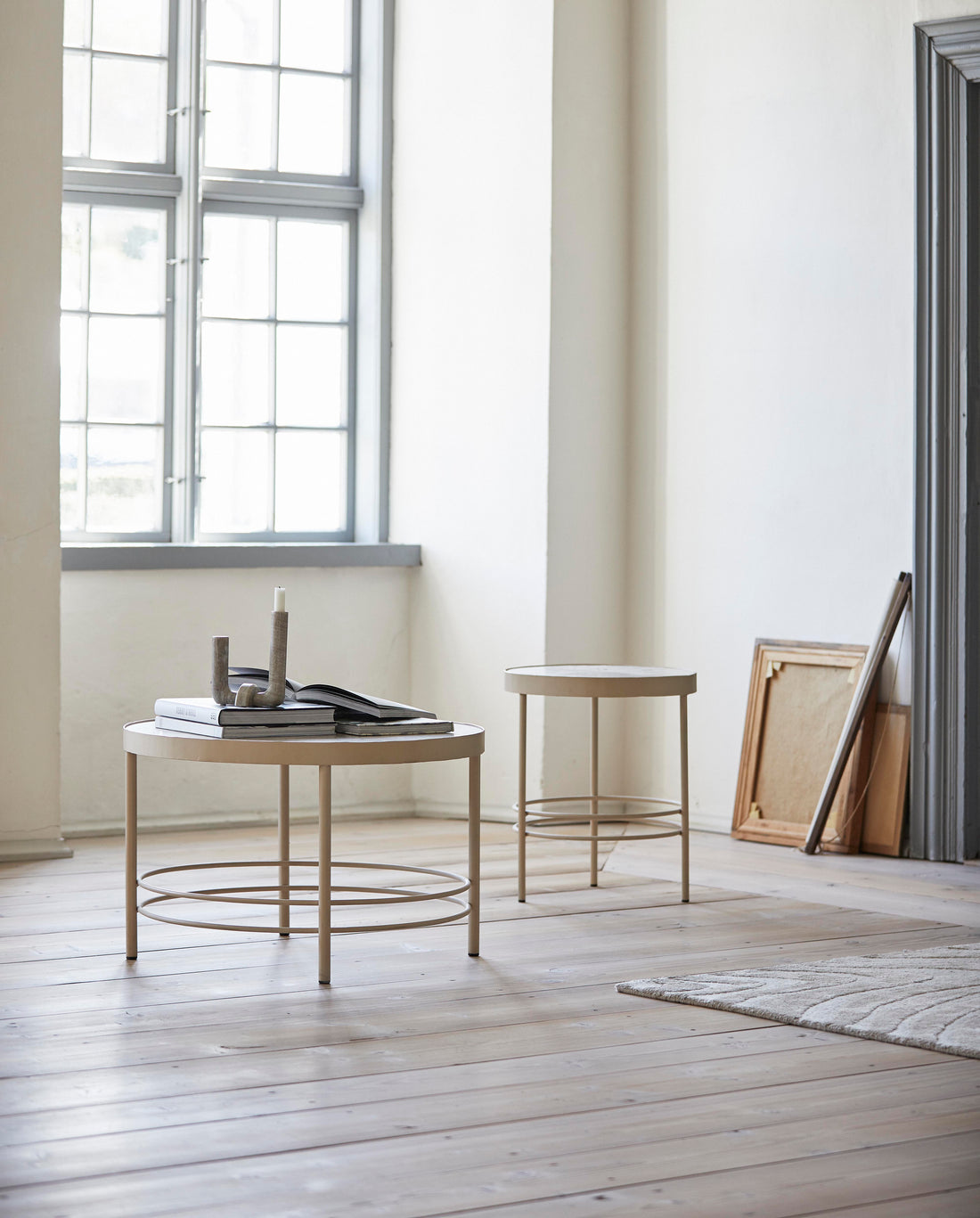 Jungo Round Side Table - Ø50 cm - areia