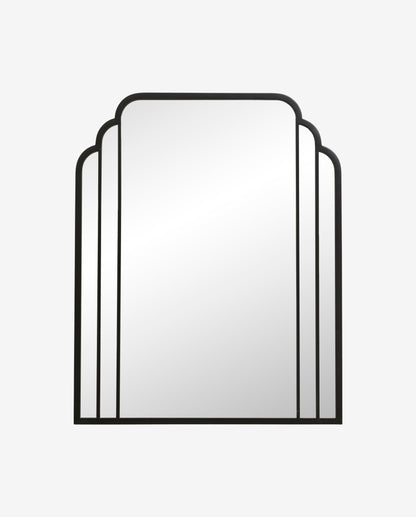 Espelho de Skylark em ferro, 102x82 cm - preto