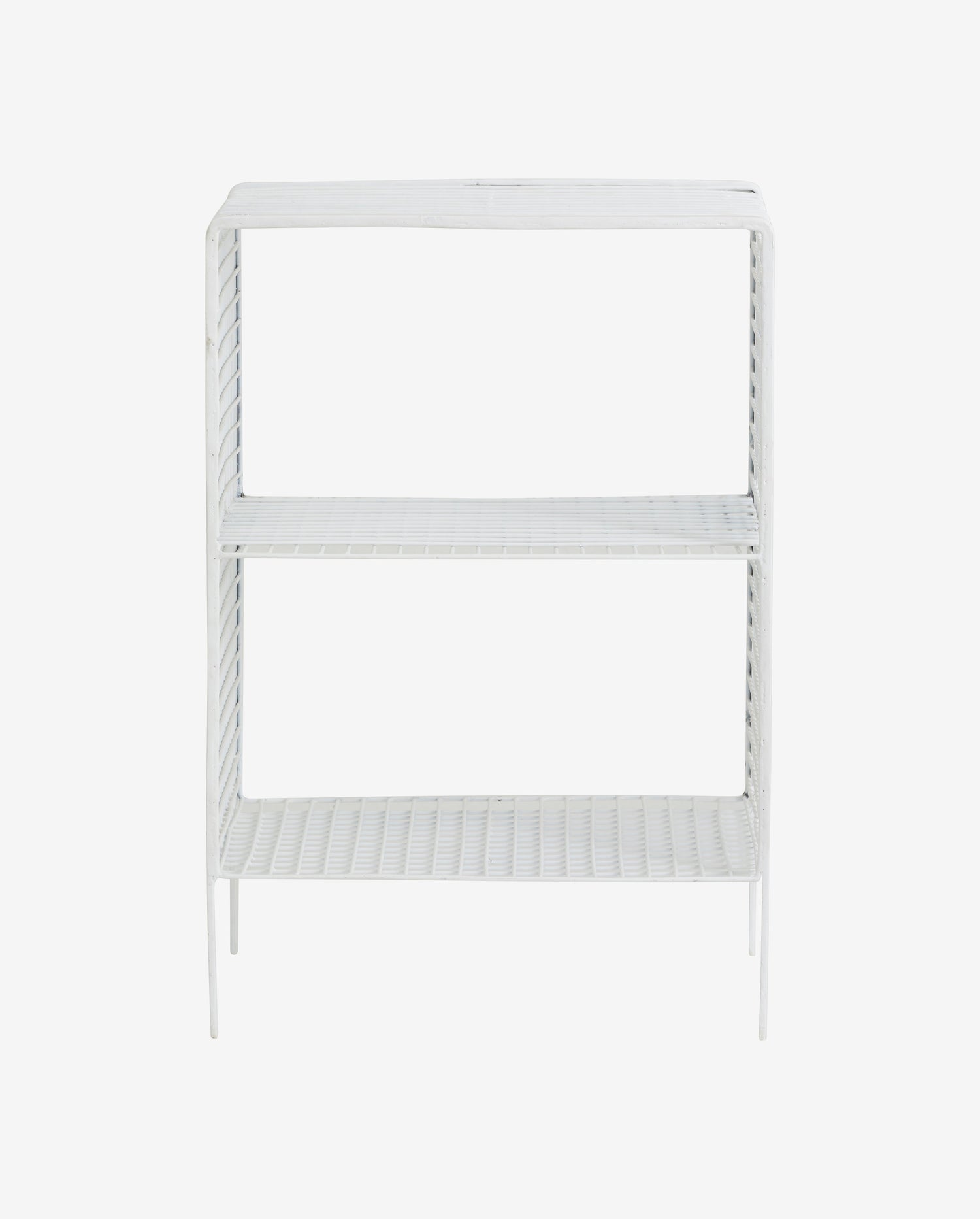 Tuo Cordeira Mesa/mesa lateral em ferro - 40x30 cm - branco
