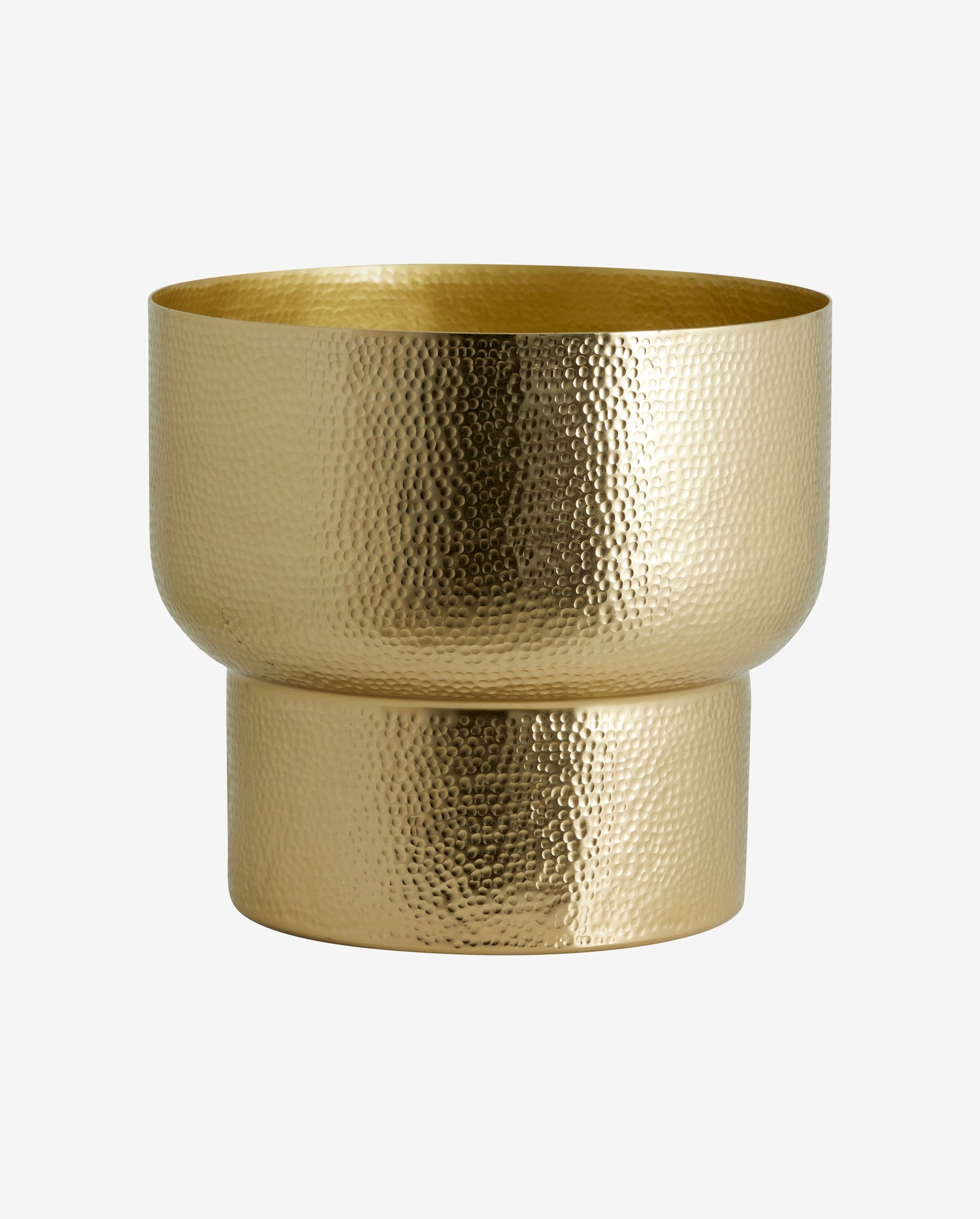 Pote de ervas Alimia em alumínio Ø31 cm - acabamento de ouro