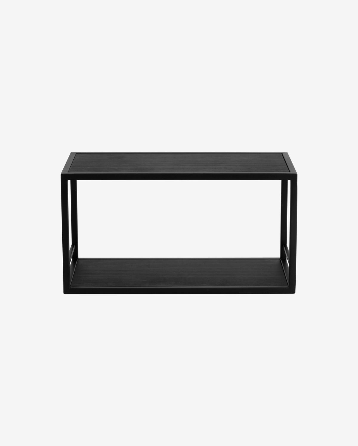 Prateleira de pederneira, 40 cm - preto