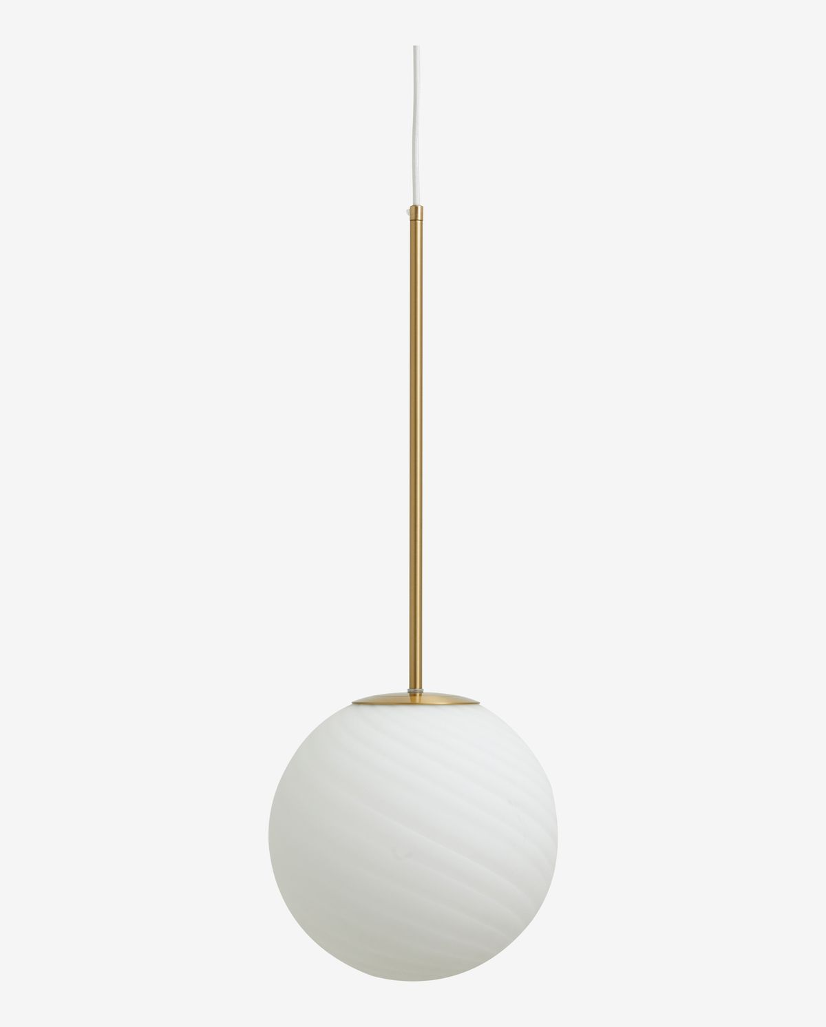 Seth pendente em vidro Ø25 cm - branco fosco