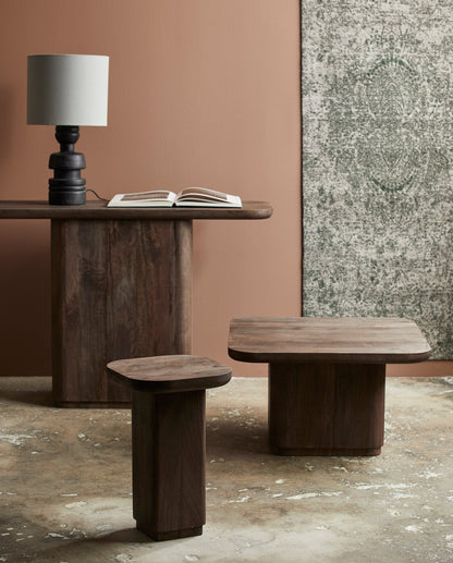 Toke Side Table - Marrom escuro