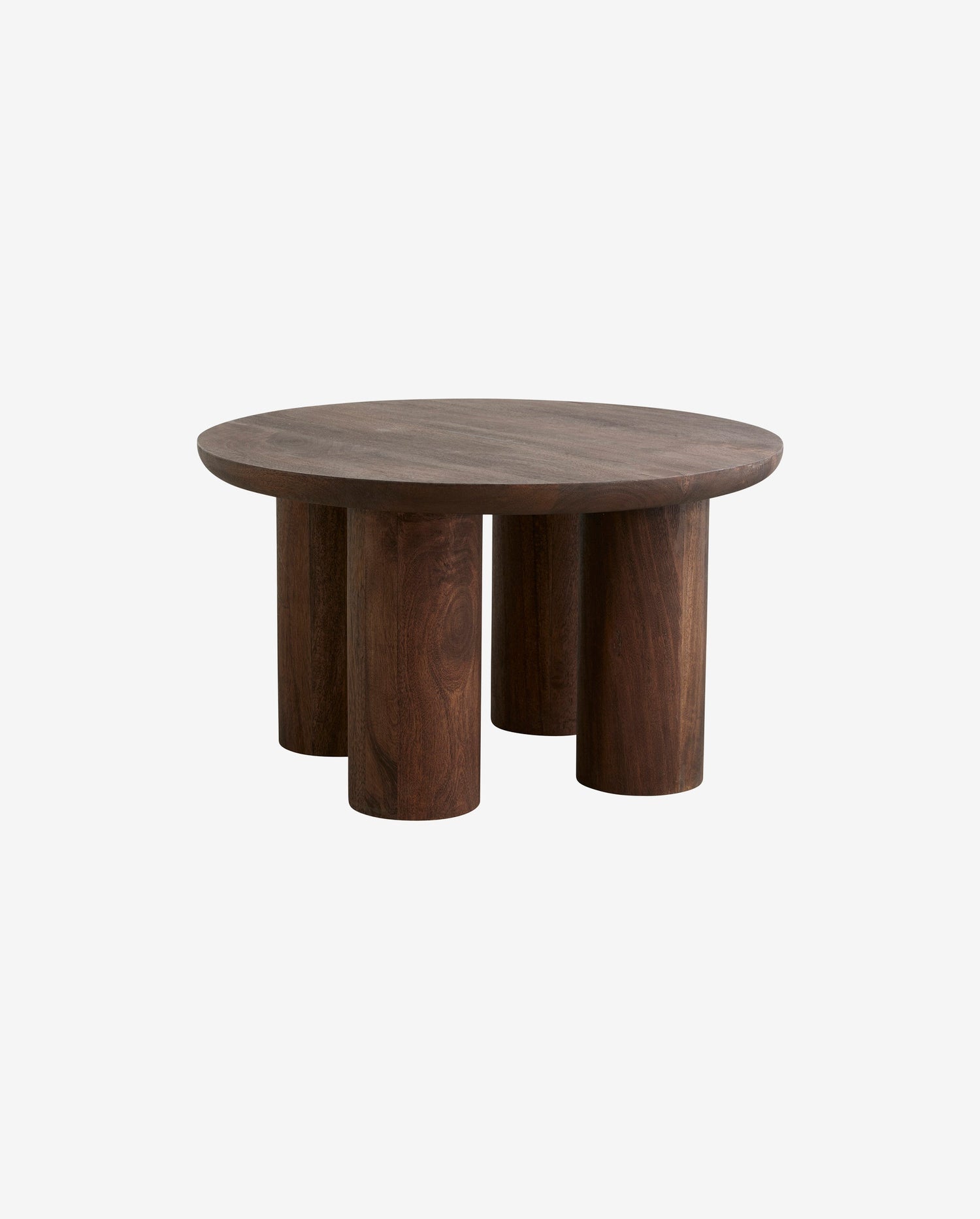 Helin Coffee Table em mangueiras - H40 cm - marrom escuro