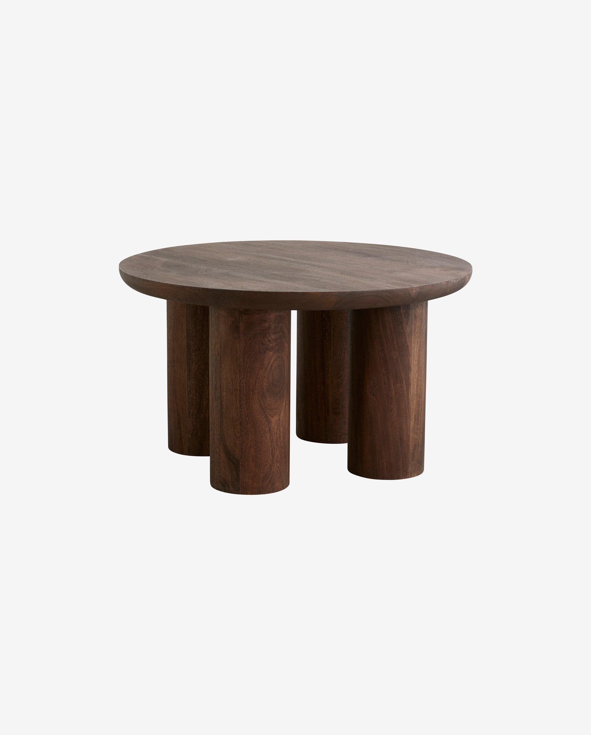Helin Coffee Table em mangueiras - H40 cm - marrom escuro