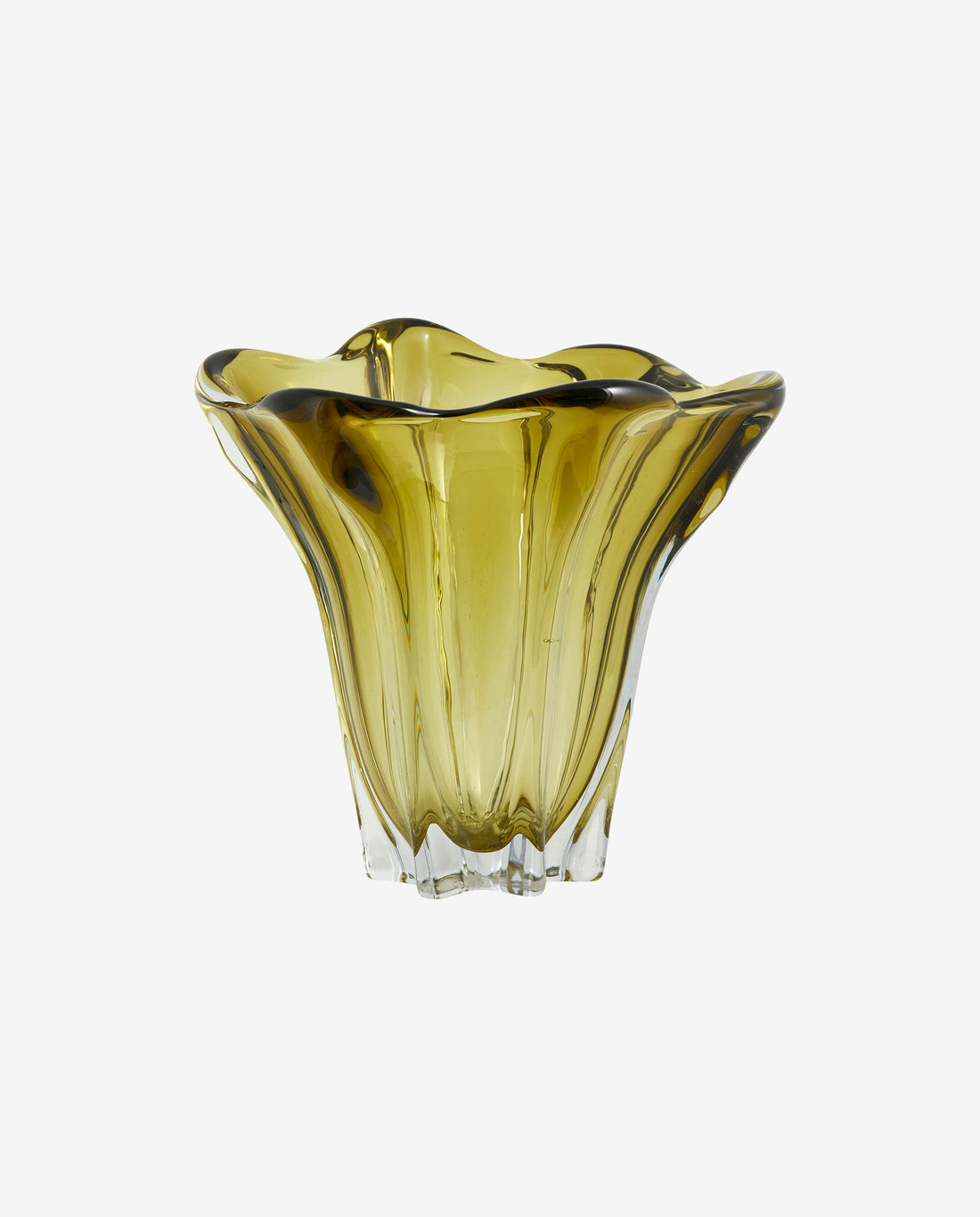 Vaso masta vidro - h22 cm - verde