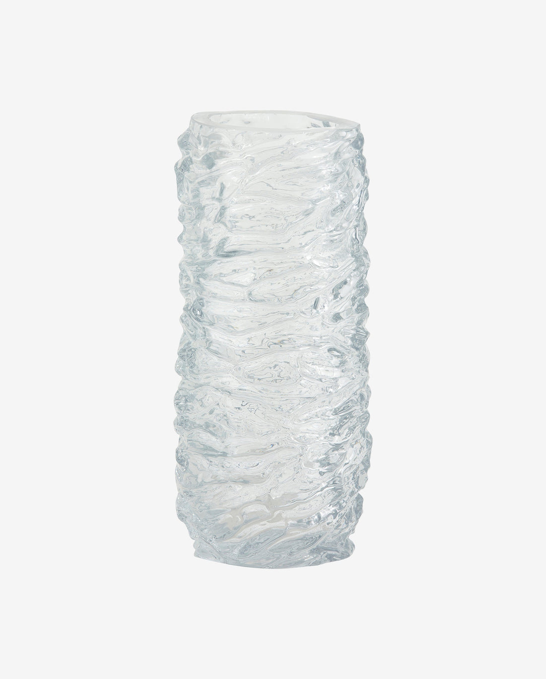 Vaso de vidro maio - h28 cm - vidro transparente
