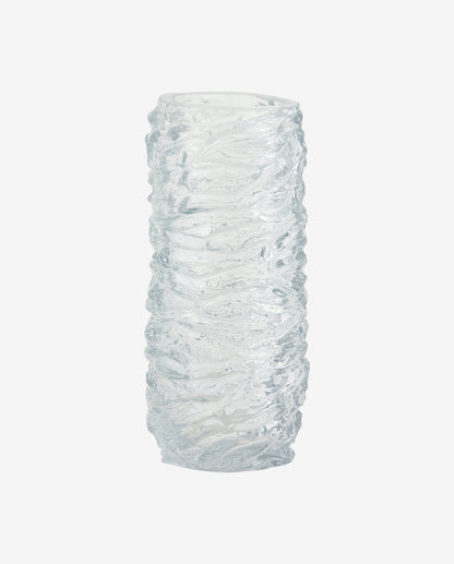 Vaso de vidro maio - h28 cm - vidro transparente