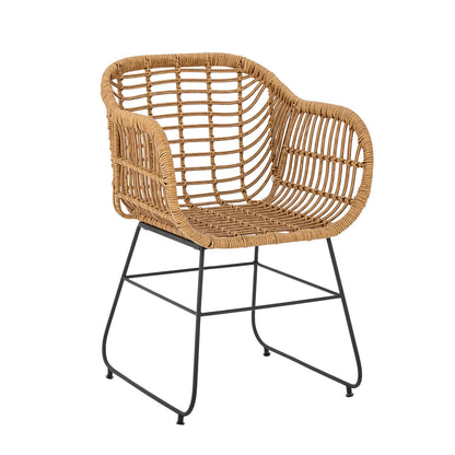 Cadeira Bloomingville Collin Lounge, Nature, Polyrattan