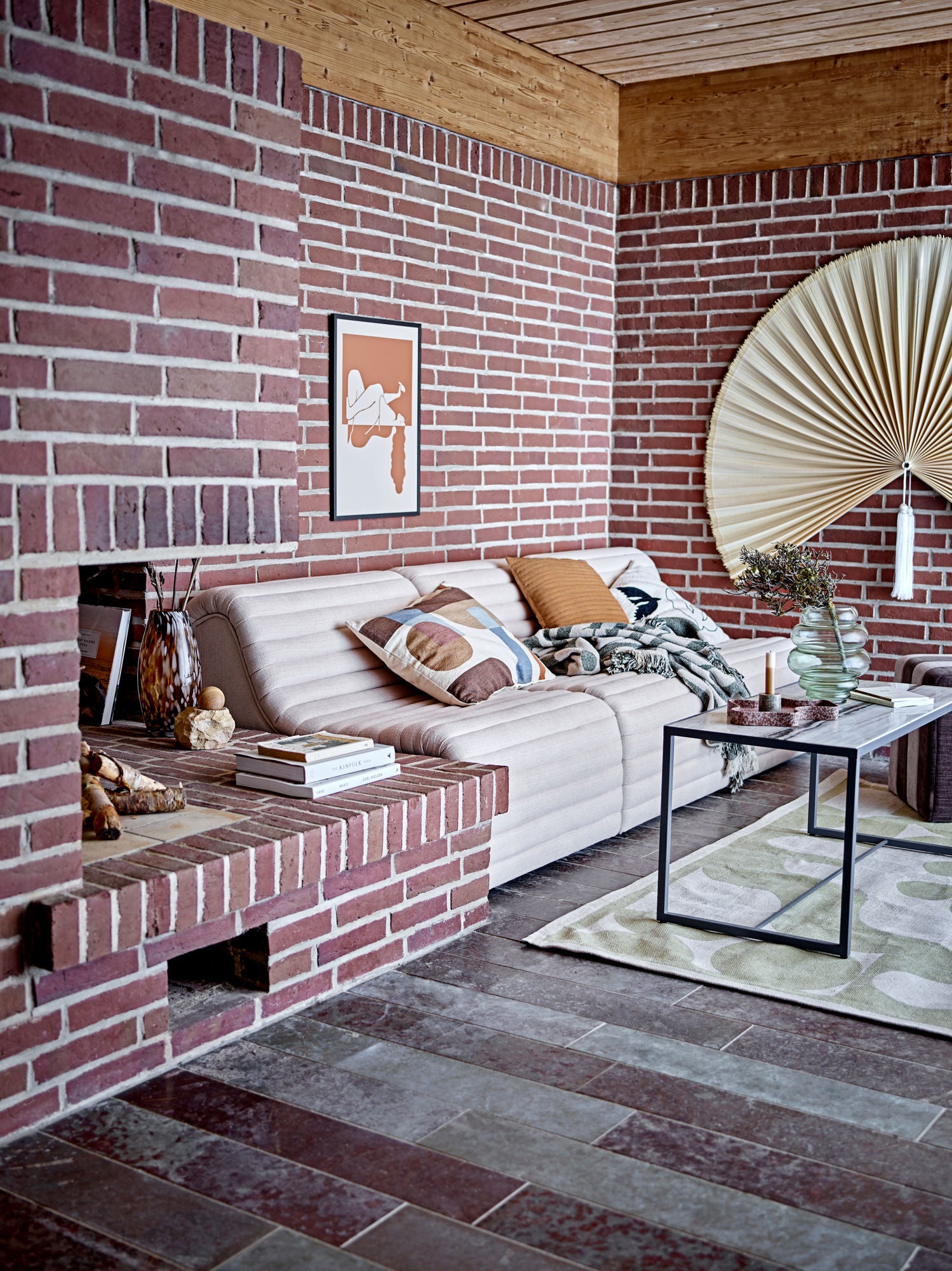 Decoração de parede de Bloomingville Jaime, natureza, bambu