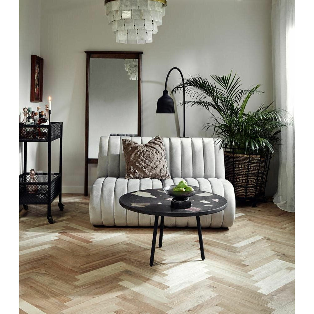 Nordal Easy Rolling Table em ferro - 54x38 cm - preto