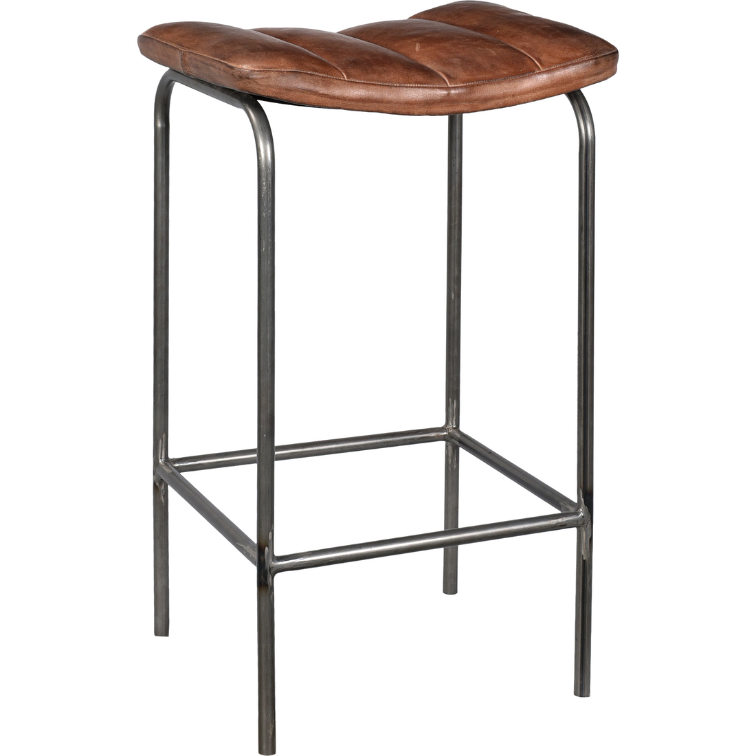 Marca registada Banco de bar Living Brooklyn com banco de couro