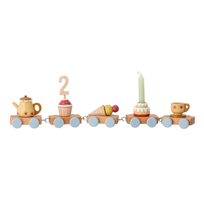 Mo Birthday Decoration, Gul, Bøg - L39xH7xW5 cm - BLOOMINGVILLE MINI - DesignGaragen.dk