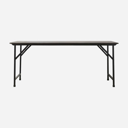 House Doctor Dining Table, Party, Black-L: 180 cm, W: 80 cm, H: 74 cm