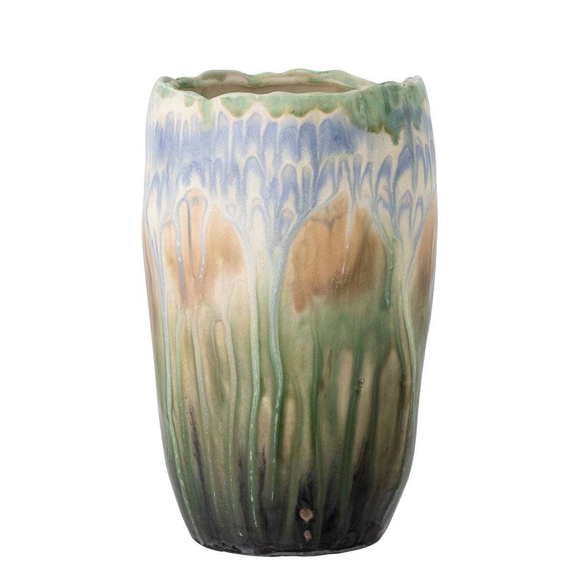 Coleção criativa vaso Mahasti, verde, grés