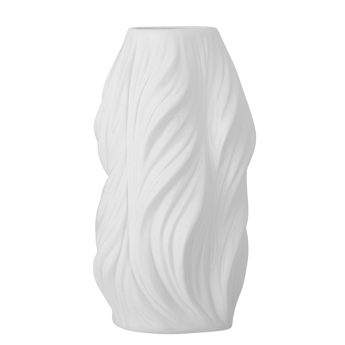 Vaso de Bloomingville Sanak, branco, cerâmica