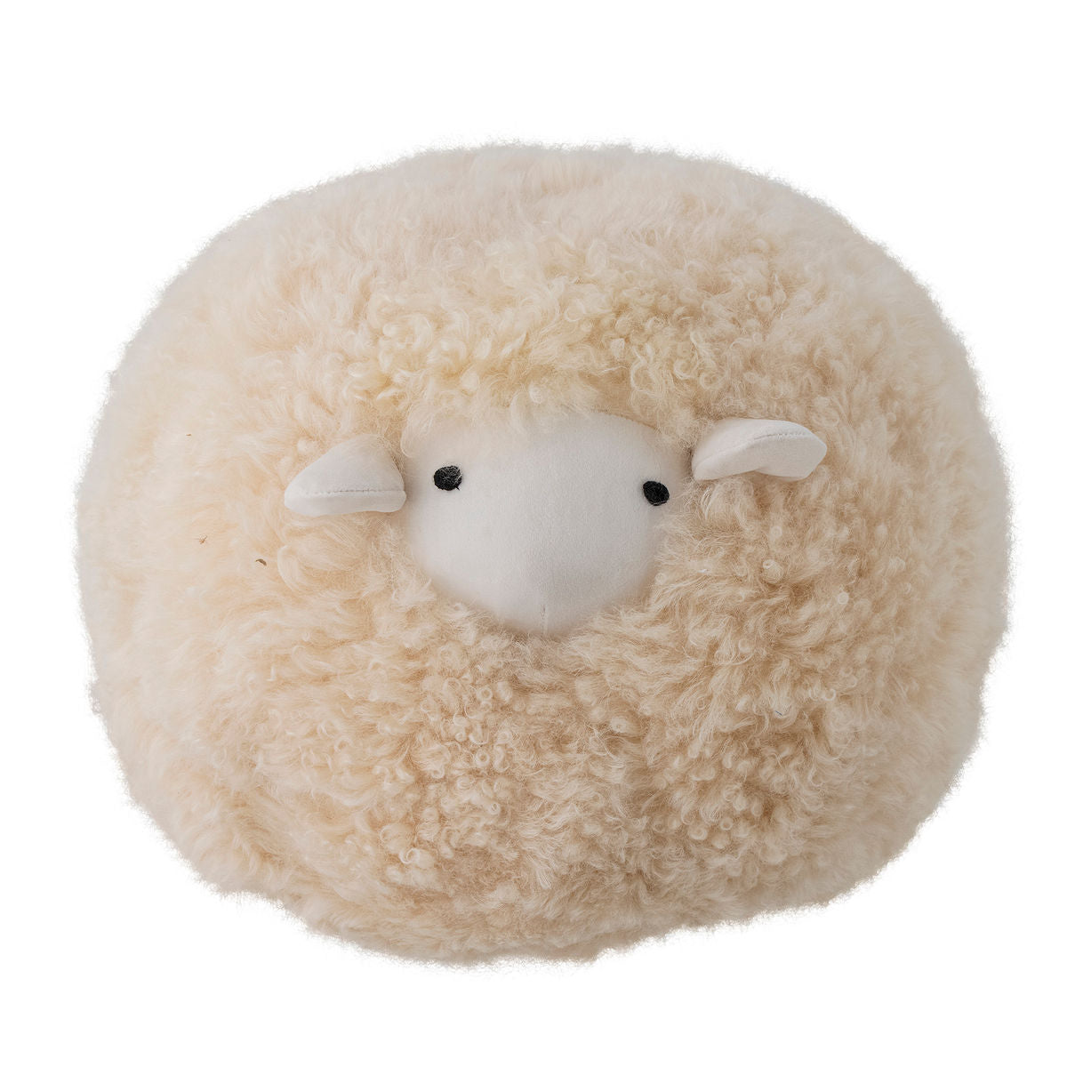 Bloomingville Mini Rubert Teddy Bear, Nature, Lambskin