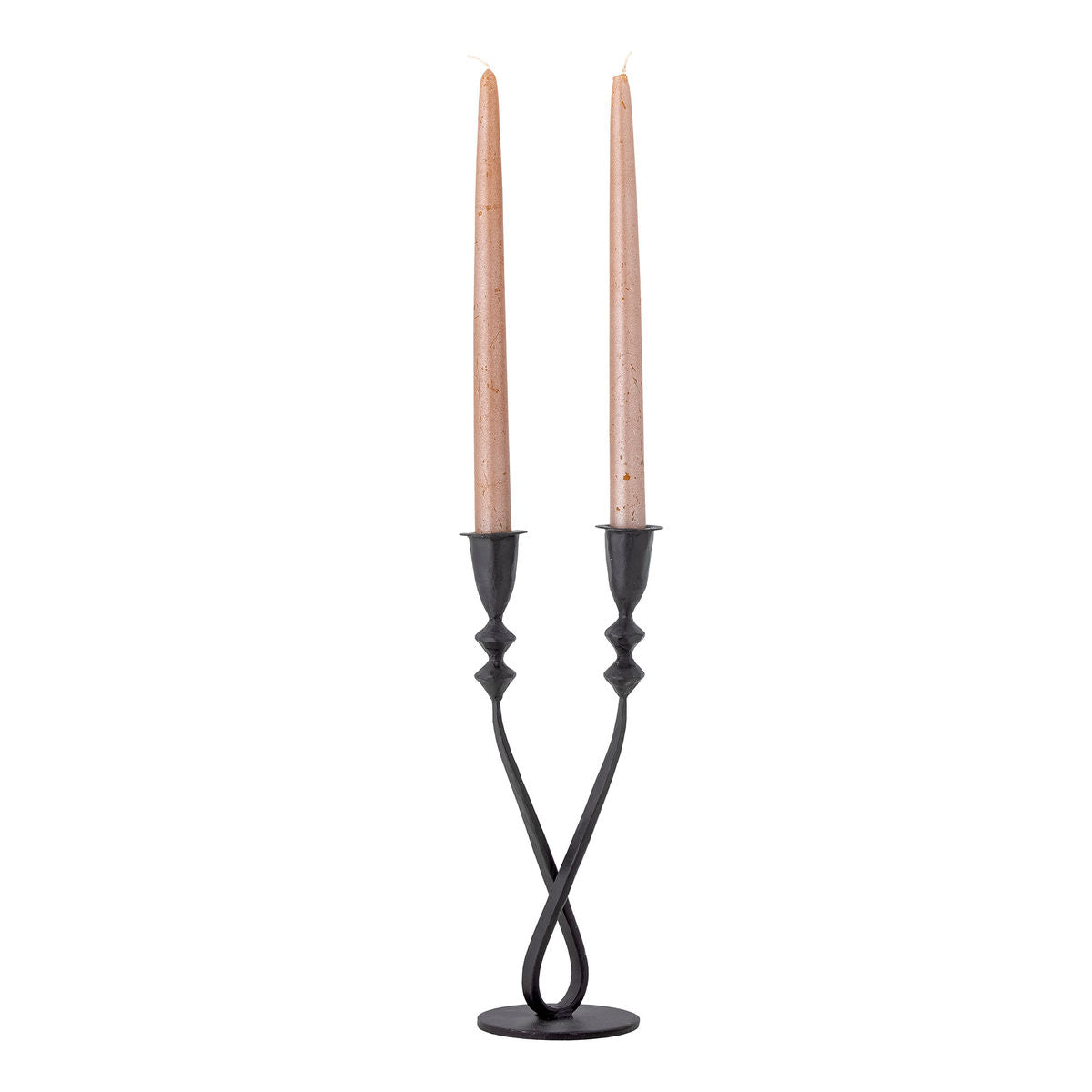 Coleção criativa Penilla Candlestick, Black, Metal