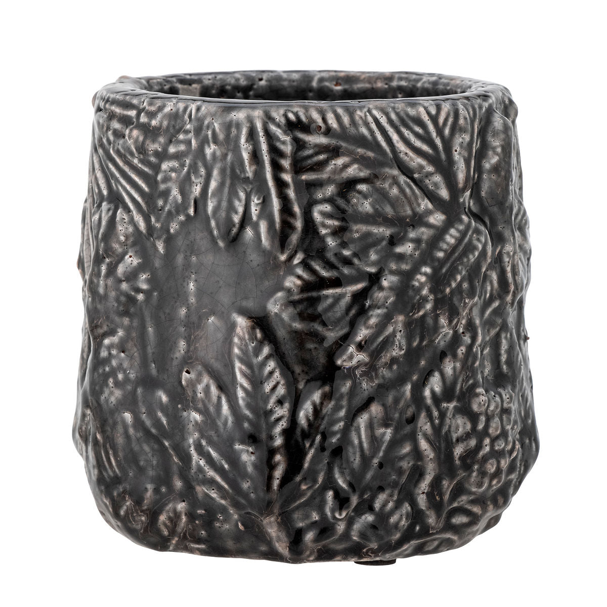 Creative Collection Nikou Deko Urtepotte, Sort, Terrakotta - Creative Collection - DesignGaragen.dk