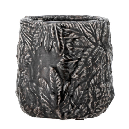 Creative Collection Nikou Deko Urtepotte, Sort, Terrakotta - Creative Collection - DesignGaragen.dk