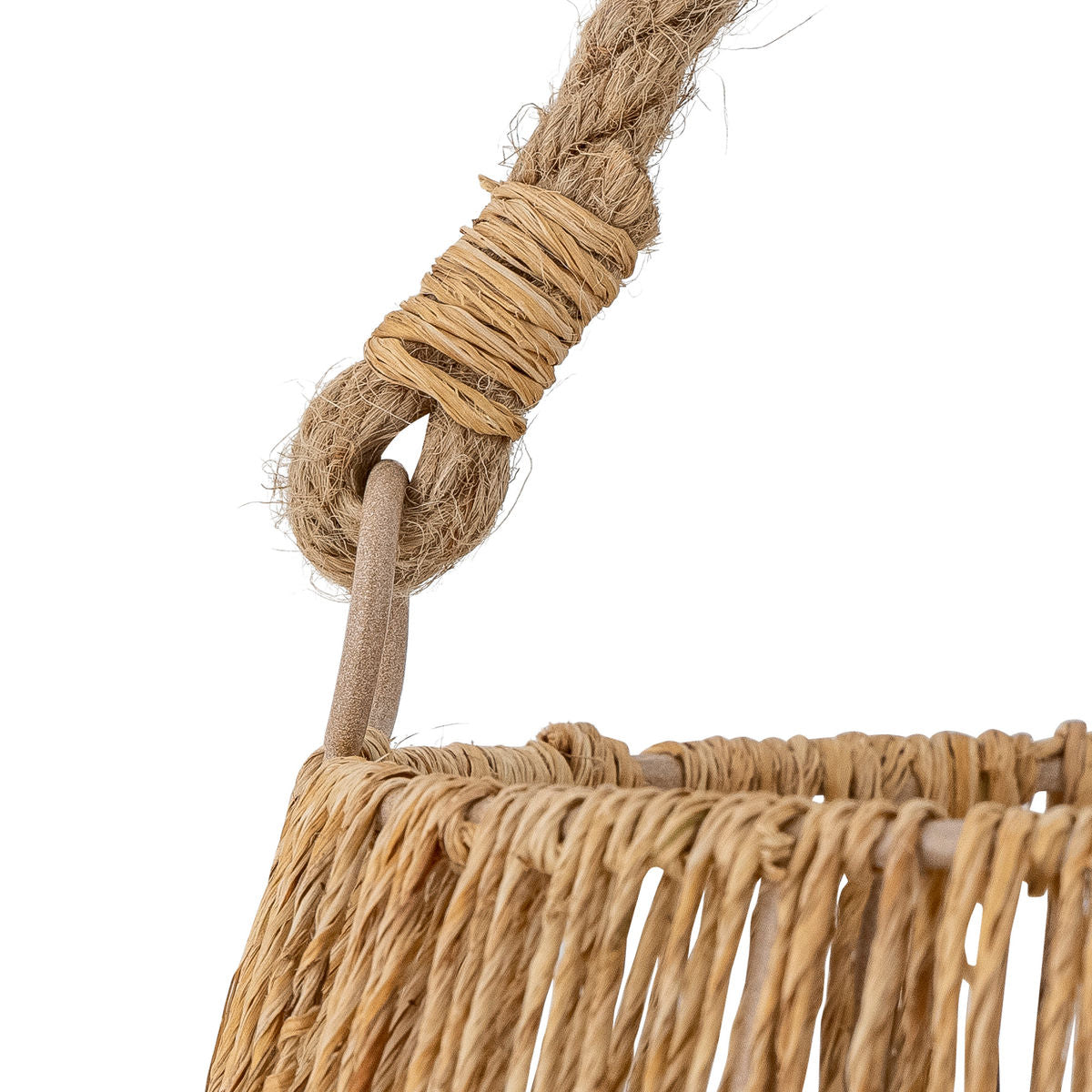 Lanterna de Bloomingville Ramona com vidro, natureza, juta