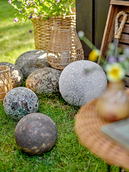 Lanterna de Bloomingville Ramona com vidro, natureza, juta