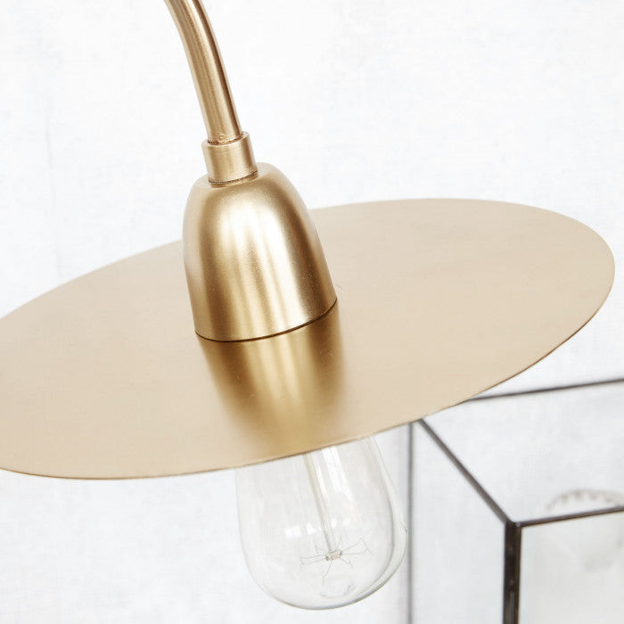 House Doctor Table Lamp Glow Brass H: 78,7 cm, E27, MAX 40 W, cordão 2,9 m