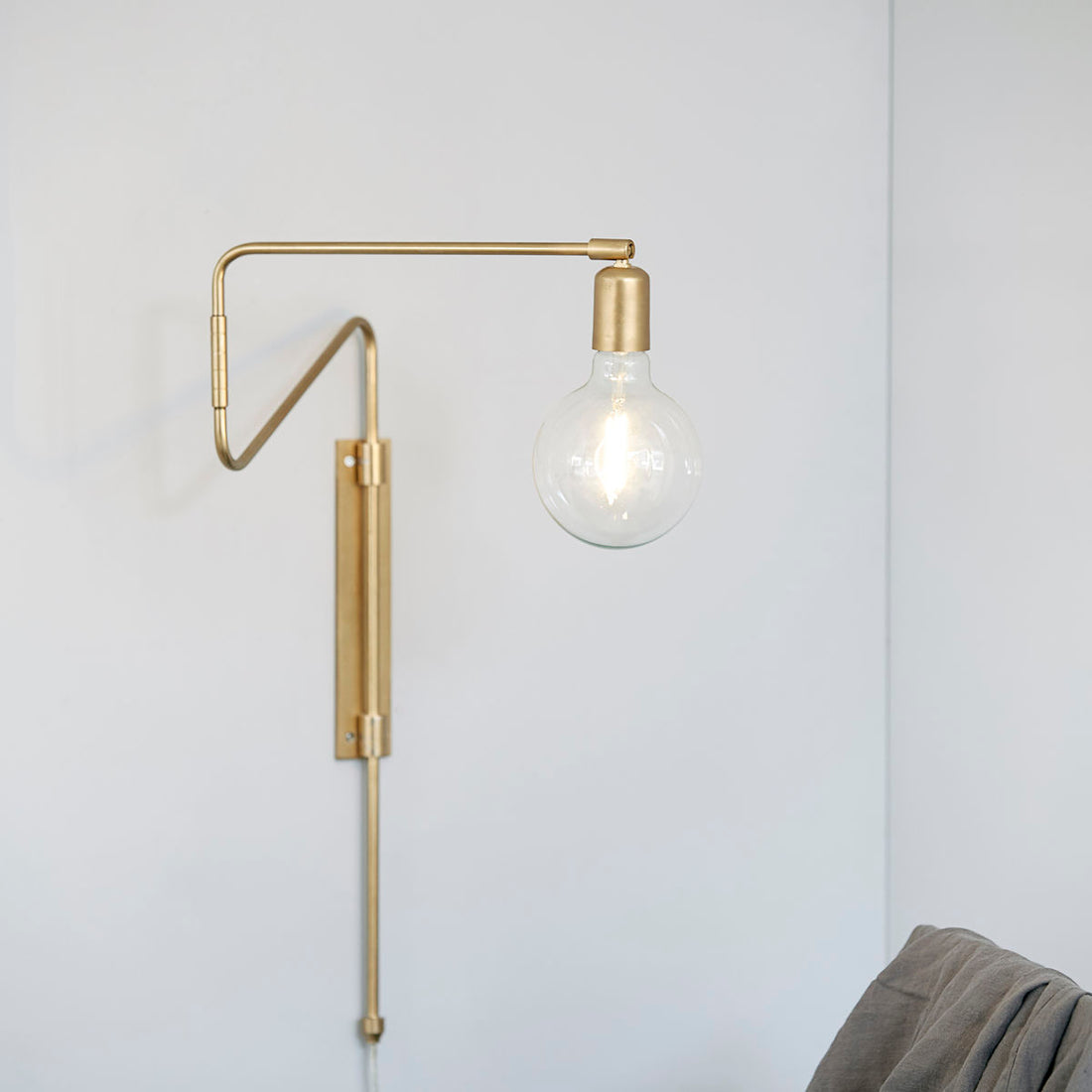 Iluminação da parede de médico da casa, balanço, brass-l: 35 cm