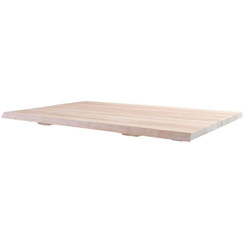 House of Sander Curve Table Top, 130x72x3, óleo branco - FSC