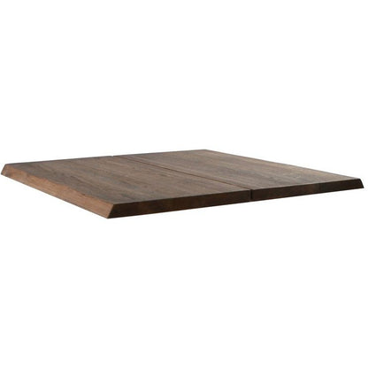 House of Sander Curve Table Top, 80x80, óleo defumado - FSC