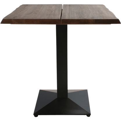 House of Sander Curve Table Top, 80x80, óleo defumado - FSC