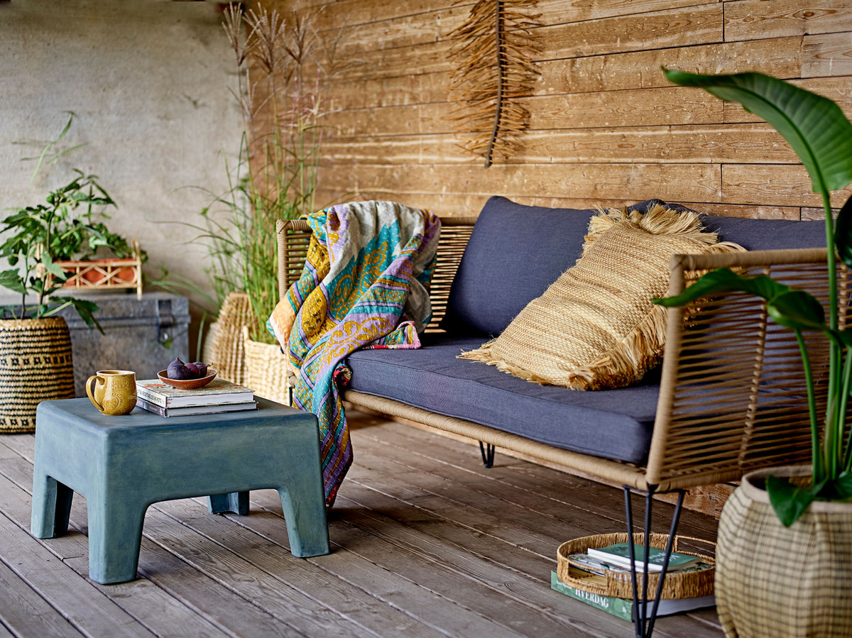 Sofá de Bloomingville Mundo, marrom, metal