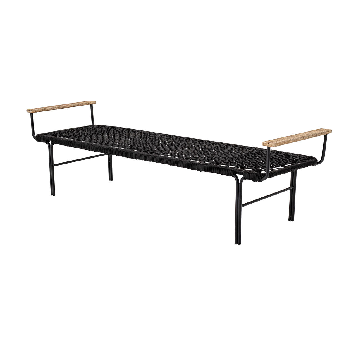 Bloomingville Mundo Bench, preto, metal