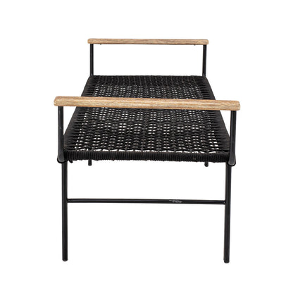 Bloomingville Mundo Bench, preto, metal