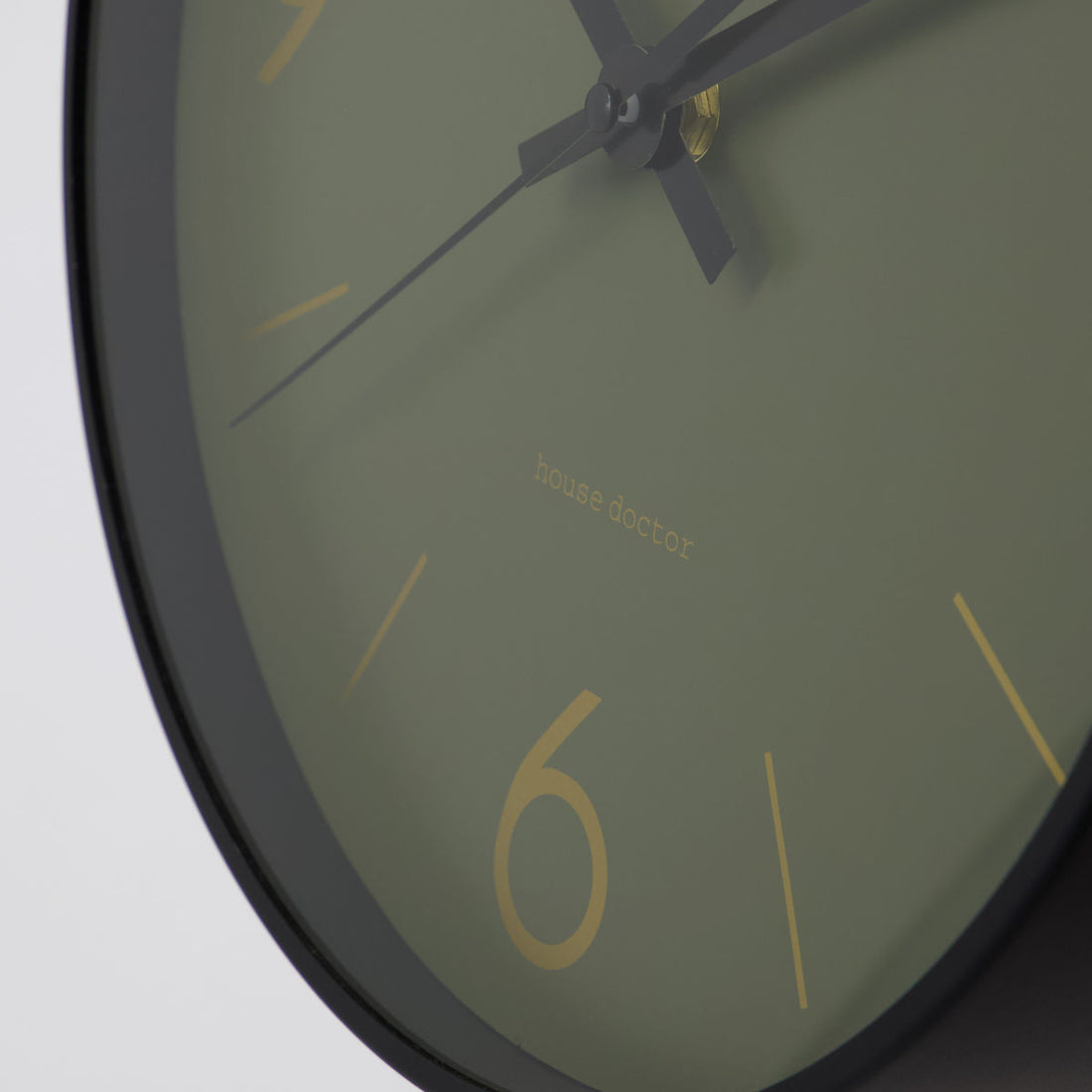 Relógio de parede do médico da casa, hdtime, verde escuro